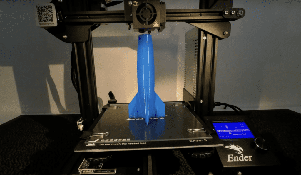 Rocket Printed by Creality Ender-3 3D Printer