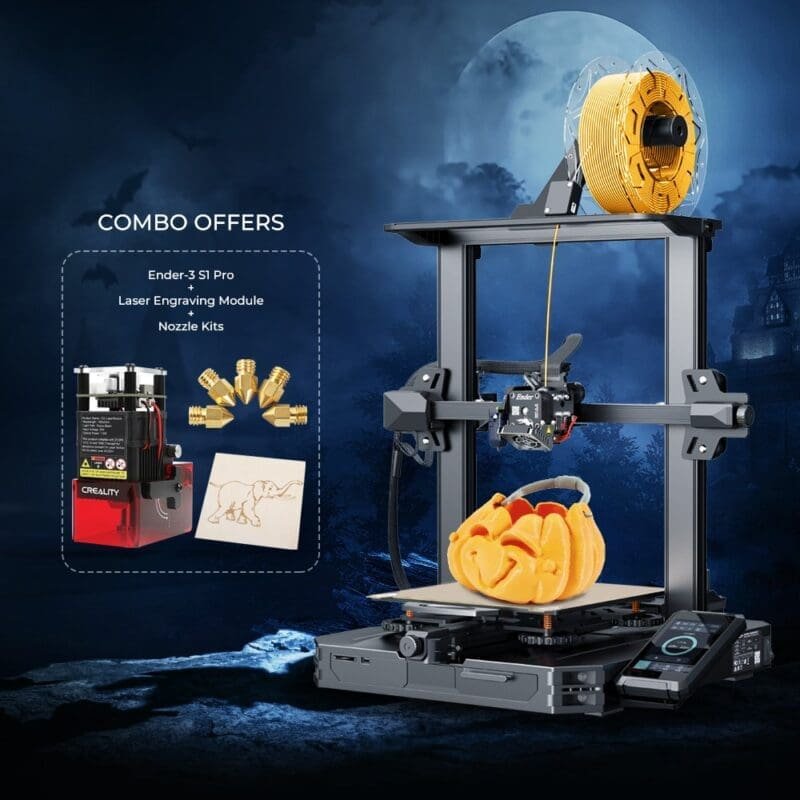 Ender-3 S1 Pro 3D Printer Upgrade Combo with Laser Engraving Module