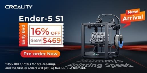 Creality Launches Ender-5 S1, Flagship of the Year Reinventing Desktop 3d Printer Experience
