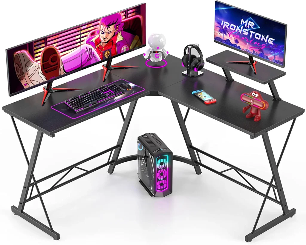 The Best 7 Sturdy and Cheap 3D Printer Table to Buy in 2024 7 Mr IRONSTONE L Shaped Desk