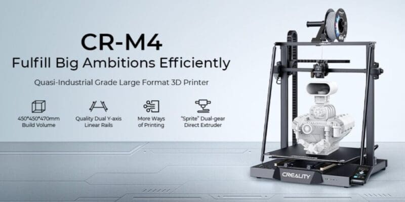 Creality Launched BIG CR-M4 Quasi-industrial Grade Large Format 3D Printer