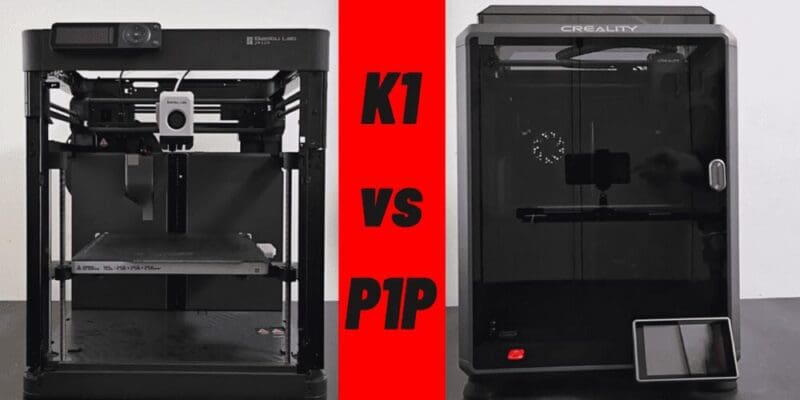 Creality K1 vs Bambu Lab P1P: Which 3D Printer is Better?