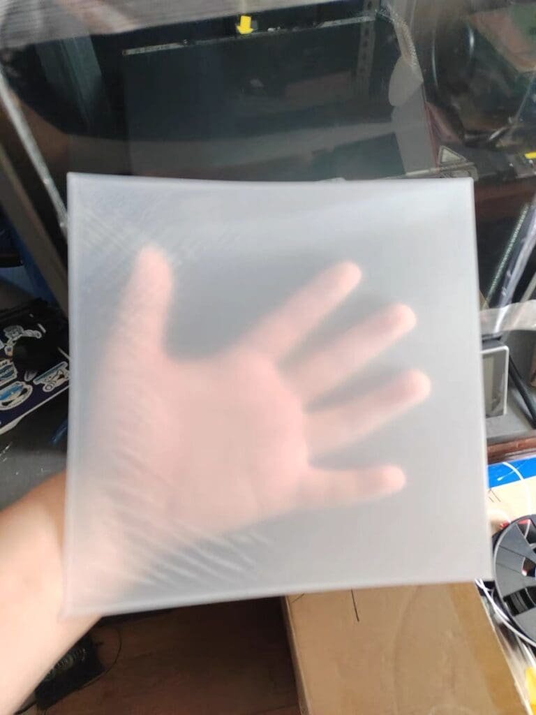 Creality K1 First layer test