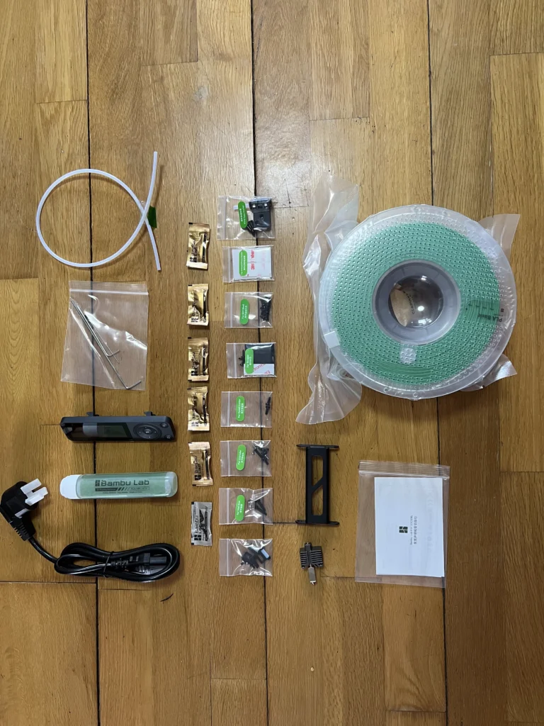 Bambu Lab P1P Review: Worth It or Not? 4 banblab p1p package list