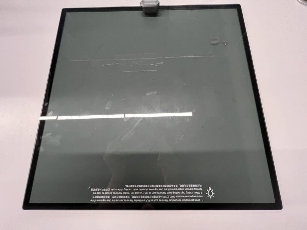k1 max top glass cover