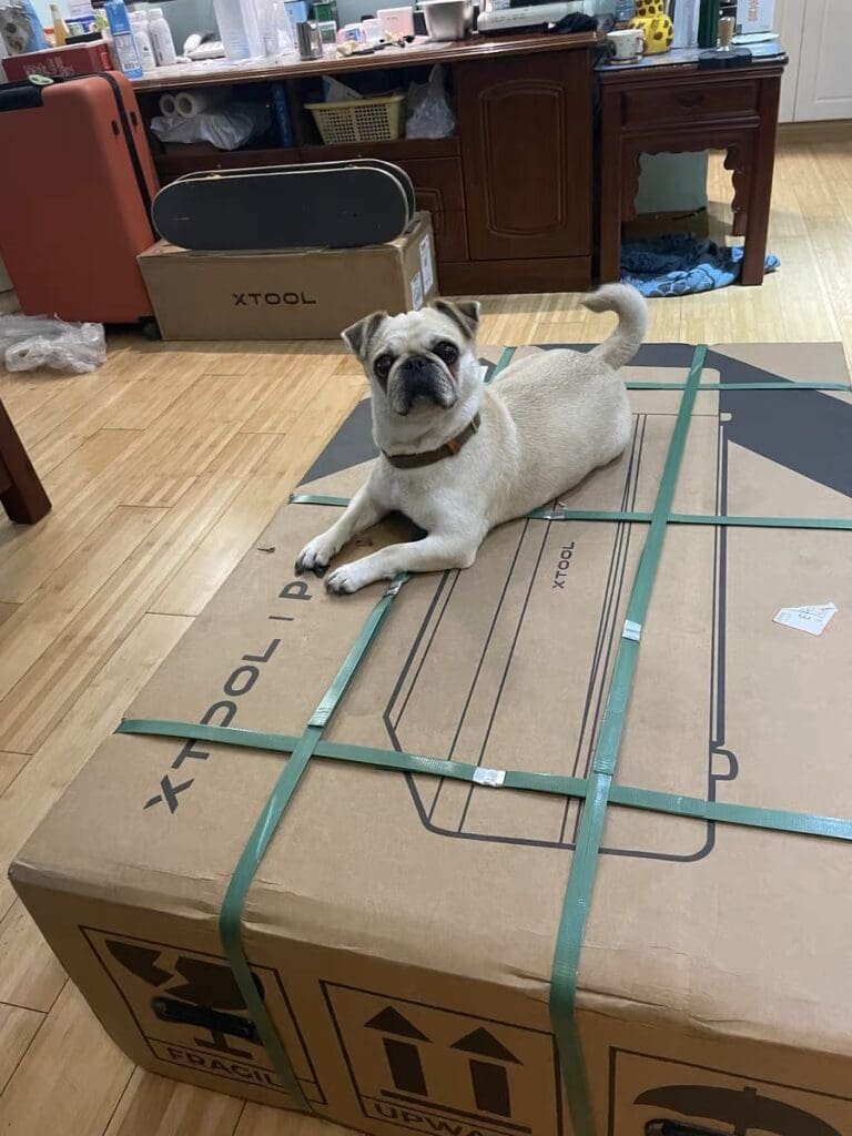unbox of xtool p2