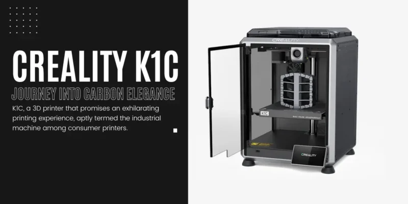 Journey into Carbon Elegance: Creality K1C’s Unveiling Sparks Excitement!
