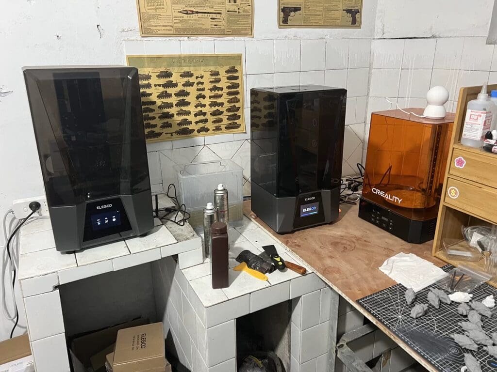 how resin printers work