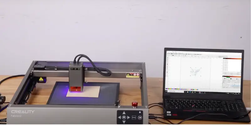 How to Use Creality Falcon 2 Laser Engraver (Explained for Beginners)