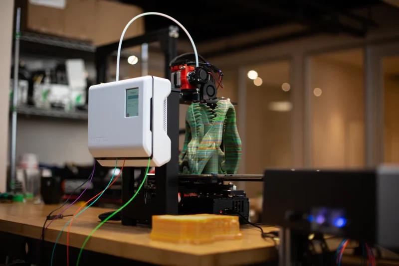 3D Multi-Color Printing: Explained for Beginners 3 Palette 2 Mounted on a Makergear M3 3D Printer 1024x1024 scaled